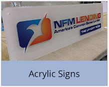 Types of Interior Signs we Offer