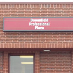 Commercial Sign in Broomfield Professional Plaza