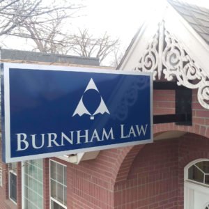 Burnham Law Sign-2